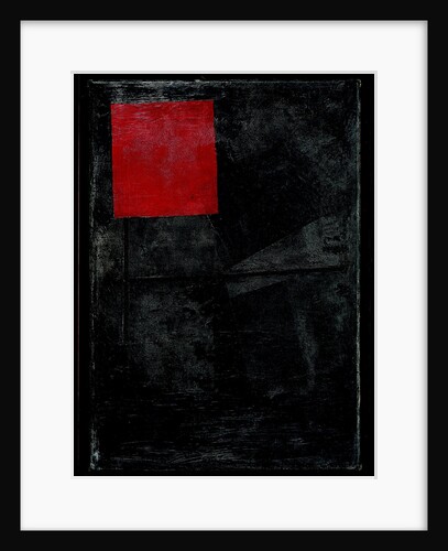 Red square on a black background, 1920-1924 by Anonymous