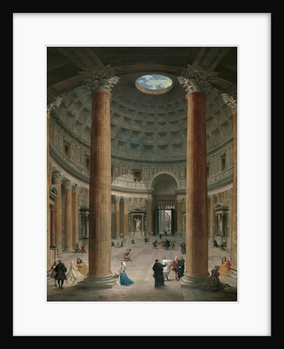 Interior of the Pantheon, Rome, 1735 by Anonymous