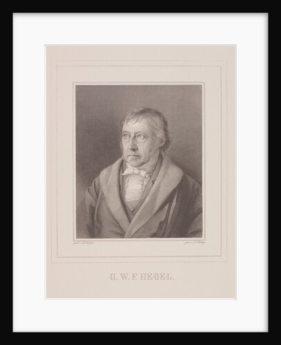 Portrait of Georg Wilhelm Friedrich Hegel, End 1820s by Anonymous