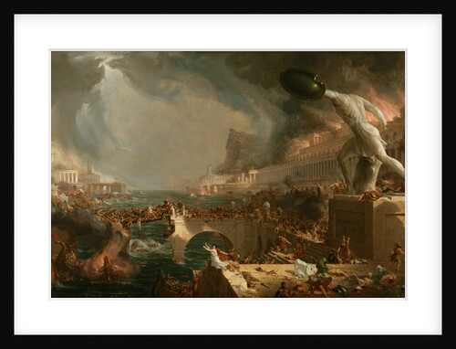 The Course of Empire, Destruction, 1836 by Anonymous