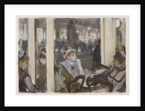 Women on a Cafe Terrace, Evening, 1877 by Anonymous