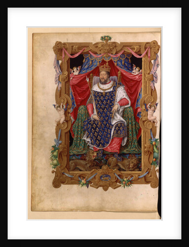 Portrait of Francis I, King of France, in his Coronation Robes, ca 1545 by Anonymous