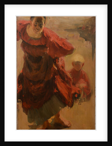 Woman with child, 1901 by Anonymous