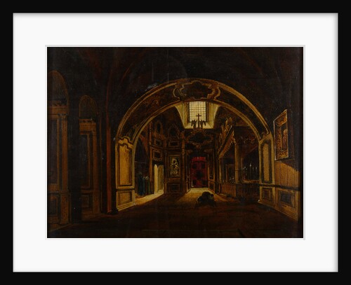 Inside view of the Lower church of Saint Basils Cathedral in Moscow, First half of the 19th cent by Anonymous