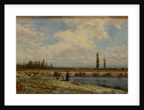 Vichy, Banks, Noon, 1870 by Anonymous