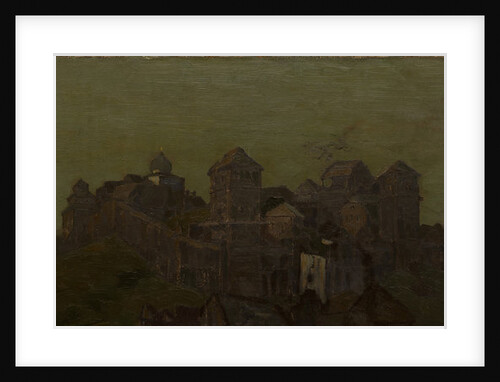 A Town, Morning, 1901 by Anonymous