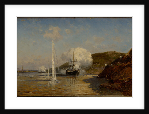 The Action of Nikolai Skrydlov on the Danube, 1881 by Anonymous