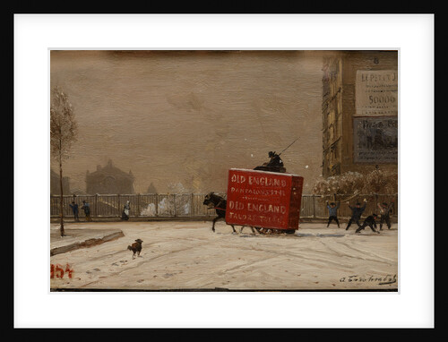 Winter in Paris, 1870s by Anonymous