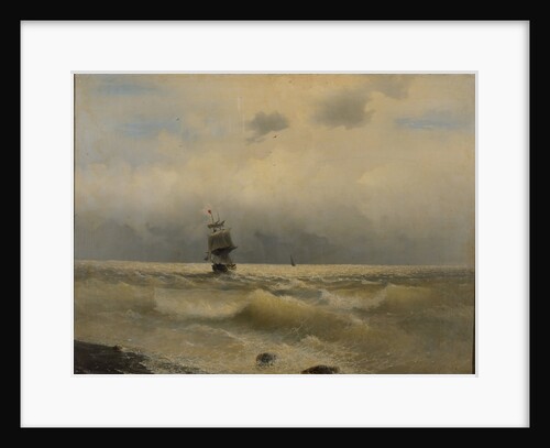 Ship off the coast, First half of the 19th century by Anonymous