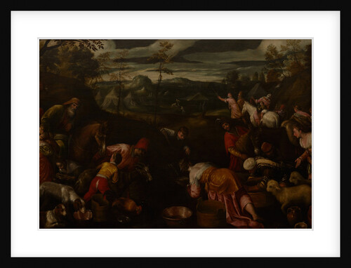 Moses Striking Water from the Rock, 16th century by Anonymous