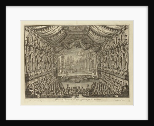The Performance of La Serenata in the Royal Palace of Naples, 1749 by Anonymous