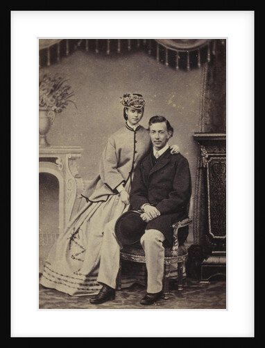 Portrait of Grand Duke Nicholas Alexandrovich of Russia and Princess Dagmar of Denmark ( by Anonymous