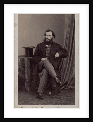 Portrait of the author Count Lev Nikolayevich Tolstoy by Anonymous