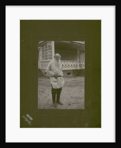 Portrait of the author Count Lev Nikolayevich Tolstoy by Anonymous