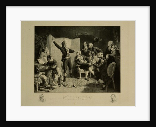 Rouget de Lisle singing La Marseillaise by Anonymous