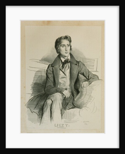 Portrait of the composer Franz Liszt by Anonymous