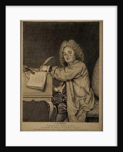 Portrait of the composer Jean-Féry Rebel by Anonymous