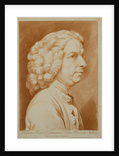 Portrait of the composer Francesco Geminiani by Anonymous