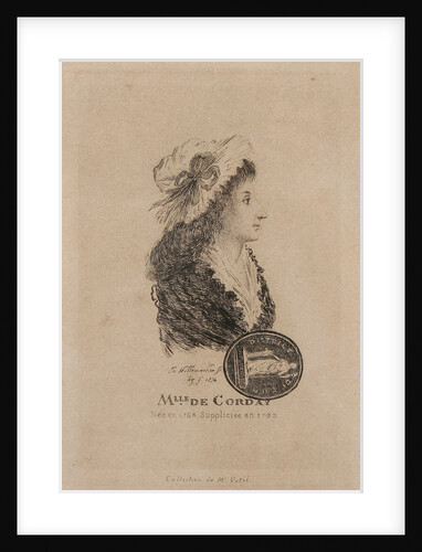 Portrait of Charlotte Corday by Anonymous