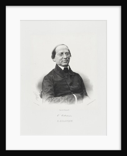 Portrait of the historian Sergey Mikhaylovich Solovyov by Anonymous