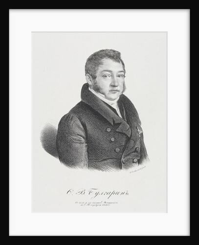 Portrait of the author Faddei Bulgarin by Anonymous