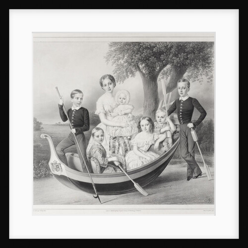 Children of Duke Peter of Oldenburg (1812?1881): Alexandra, Katharine, Nikolaus, Alexander and Georg by Anonymous