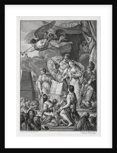 Allegory of the Empress Catherine II with the Text of Nakaz (Instructions) by Anonymous
