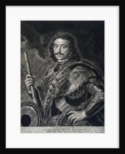 Portrait of Emperor Peter I the Great by Anonymous