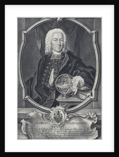 Portrait of the physicist Georg Wolfgang Krafft by Anonymous