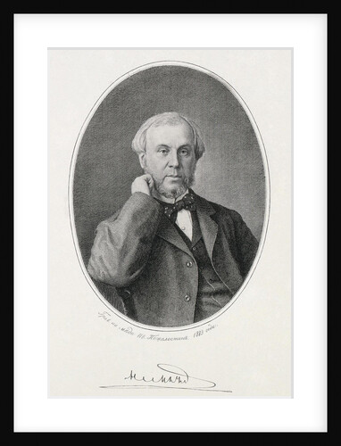 Portrait of Nikolay Alexeyevich Milyutin by Anonymous