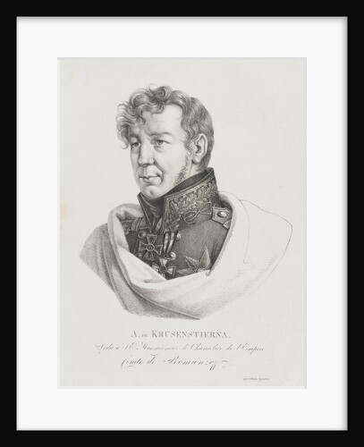 Portrait of the Explorer Admiral Ivan (Adam) Krusenstern by Anonymous