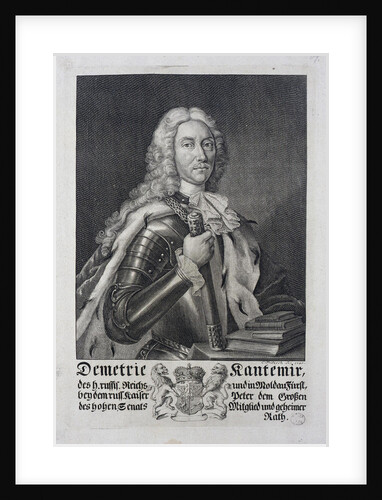 Portrait of Dimitrie Cantemir by Anonymous