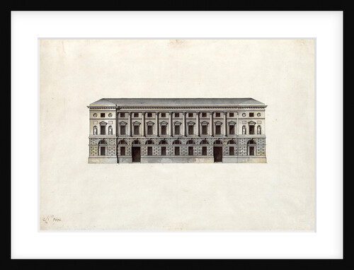 Facade of the Hermitage Theatre in Saint Petersburg by Anonymous