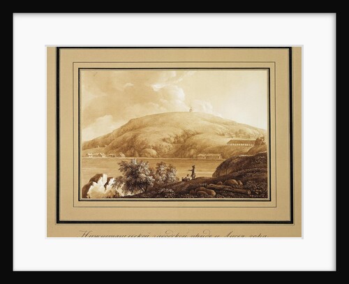 Nizhny Tagil Factory Pond and Lisya Mountain in the Middle Urals. Series Views of the Ural mountain by Anonymous