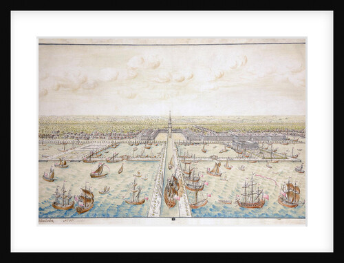 Harbour at Kronshtadt. Draft by Anonymous