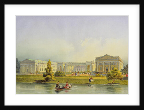 View of Alexander Palace in Tsarskoye Selo by Anonymous