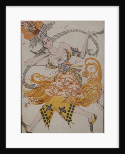Costume design for the ballet The Firebird (Loiseau de feu) by I. Stravinsky by Anonymous