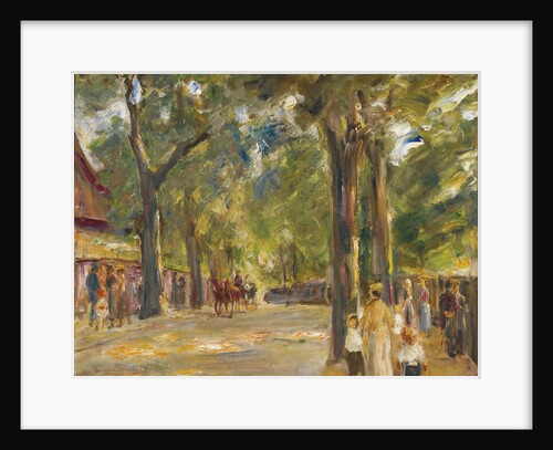 Figures on the Grosse Seestrasse in Wannsee by Anonymous