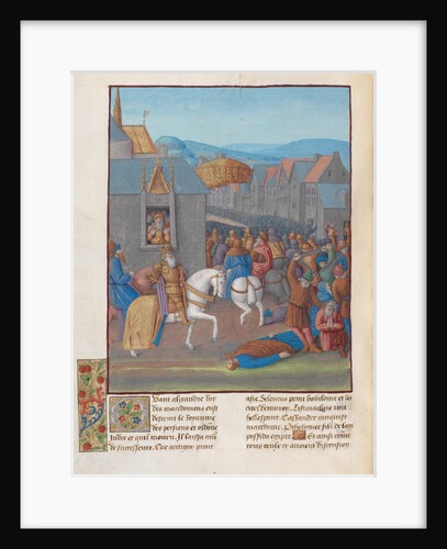 Capture of Jerusalem by Ptolemy Soter. Illustration in Flavius Josephus Antiquities of the Jews (A by Anonymous
