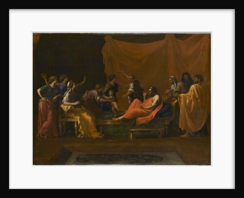 The Infant Moses trampling Pharaohs Crown by Anonymous