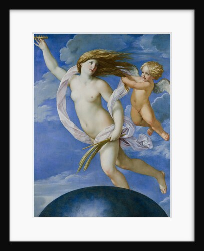 Fortuna with a crown by Anonymous