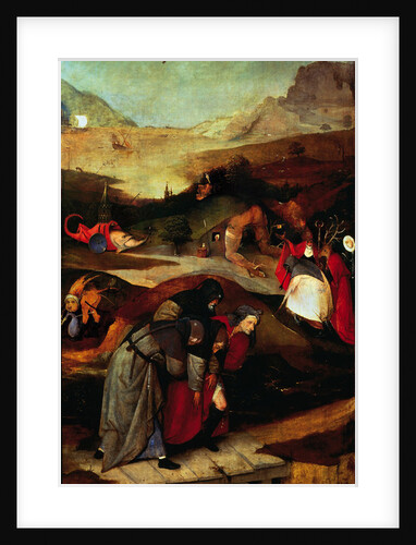 The Temptation of Saint Anthony (Left wing of a triptych) by Anonymous