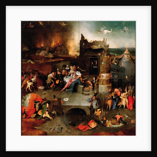 The Temptation of Saint Anthony (Central panel of a triptych) by Anonymous