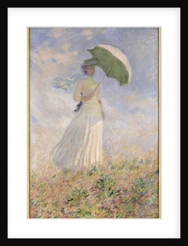 Woman with a Parasol (Essai de figure en plein air (vers la droite) by Anonymous