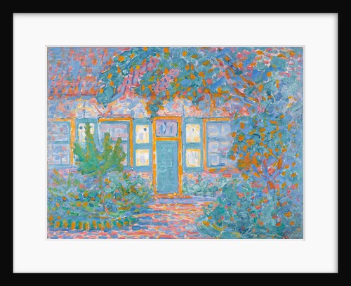 Cottage at sun light by Anonymous