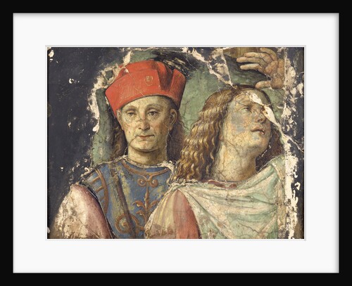 Two male heads by Anonymous