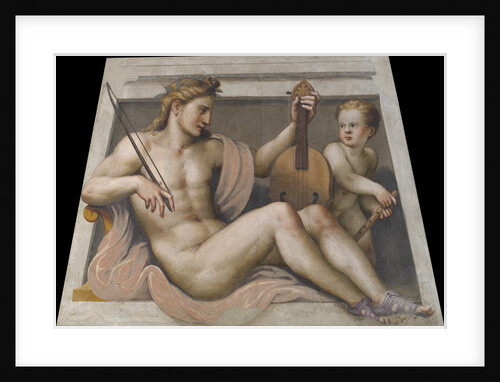 Apollo with cupid by Anonymous