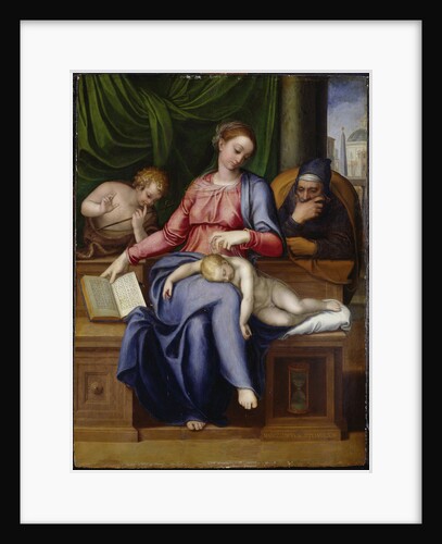 Madonna del silenzio (Virgin and child with John the Baptist as a Boy) by Anonymous