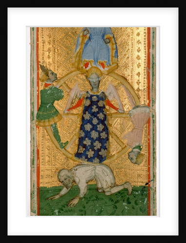 Wheel Of Fortune. Tarot card by Anonymous