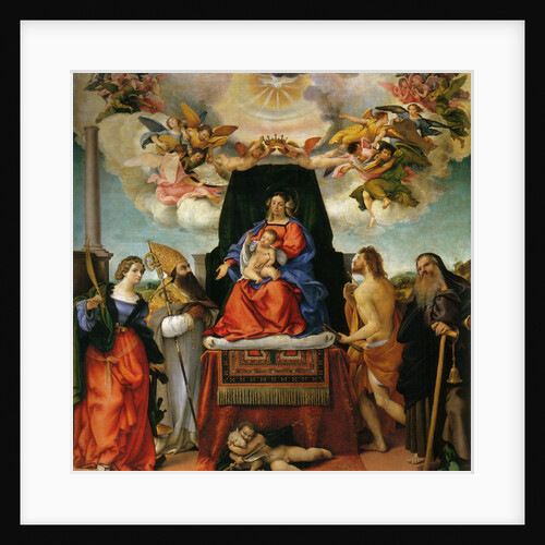 Madonna and Child with Saints by Anonymous